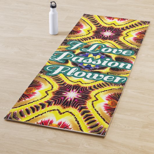 Passiflora Caerulea Pattern Yogamatte (Beispiel)