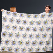 Passiflora Fleece Blanket