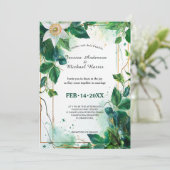 Passiflora Serenity Einladung (Stehend Vorderseite)