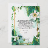 Passiflora Serenity Einladung (Rückseite)