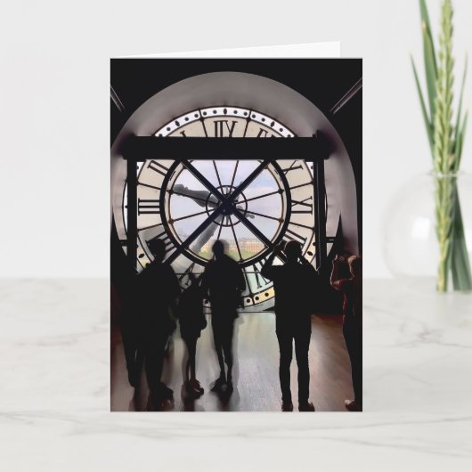 Passing the time at the Musée d'Orsay Karte (Vorderseite)