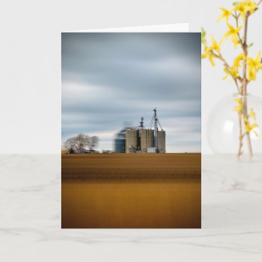 Passing through central Illinois on I-55 Karte (Gelbe Blume)