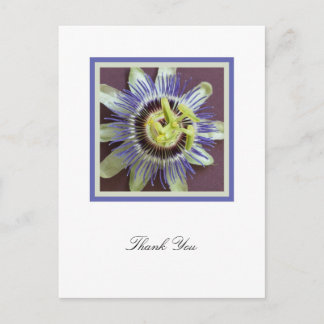 Passion Blume Beileid Vielen Dank Postkarte