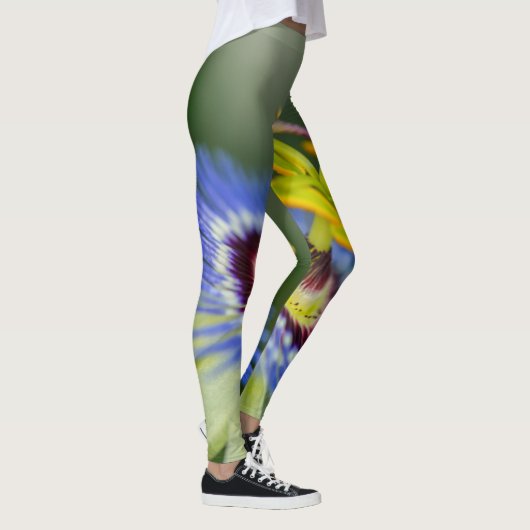 Passion Blume Leggings - Große Mode-Leggings (Rechts)