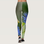 Passion Blume Leggings - Große Mode-Leggings (Rückseite)