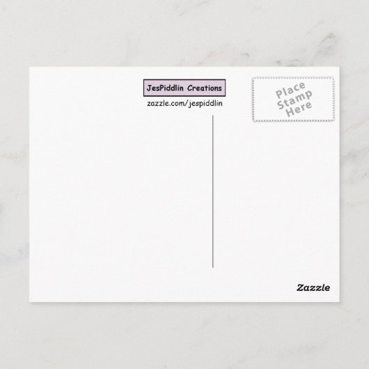 Passion Blume Postkarte (Rückseite)