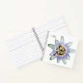 Passion Blume Spiral Notebook Notizblock (Innenseite)