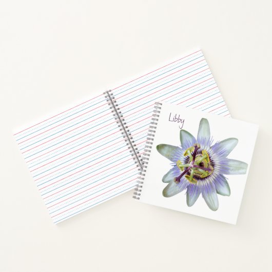 Passion Blume Spiral Notebook Notizblock (Innenseite)