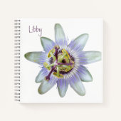 Passion Blume Spiral Notebook Notizblock (Vorderseite)