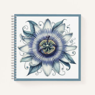 Passion Blume Spiral Notebook Notizblock