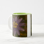 Passion-Blume Zweifarbige Tasse (Vorderseite Links)