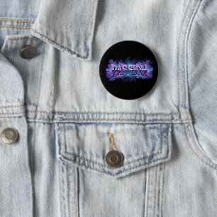 Passion Cyberpunk-Typografie – Lebendige moderne W Button