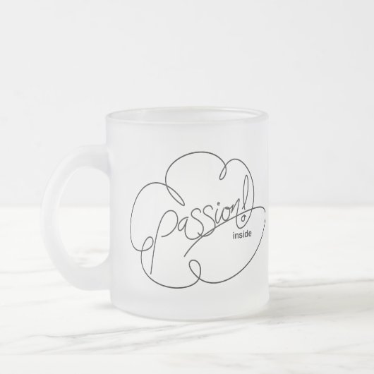 PASSION drinnen - Fette Cloud Mattglastasse (Links)