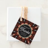 Passion Fire Moderne Chalkboard sagen dank Geschenkanhänger (Beispiel)