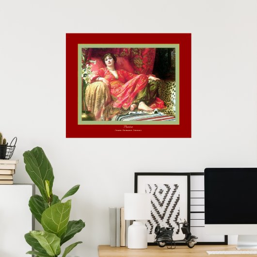 Passion~ Frank Bernard Dicksee Poster (Heimbüro)