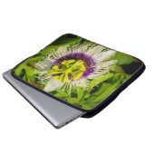 Passion Fruit Blume, Anaina Hou Gardens Wetsuit Laptopschutzhülle (Vorne Knopf)