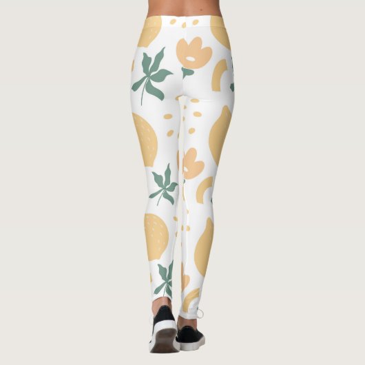 Passion Fruit Blume Leggings (Rückseite)