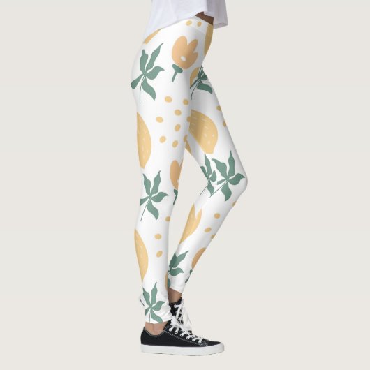 Passion Fruit Blume Leggings (Rechts)