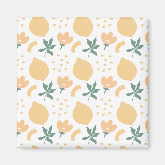 Passion Fruit Blume Magnet (Vorne)