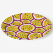 Passion fruit slices pappteller (Schrägansicht)