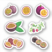 Passion Fruit Stickers Aufkleber (Vorderseite)
