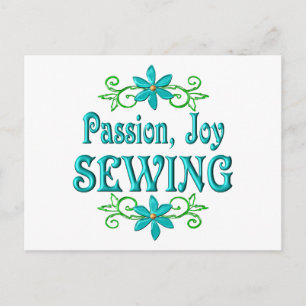 Passion Joy Nähen Postkarte