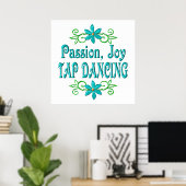 Passion Joy Steche tanzen Poster (Heimbüro)
