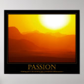 Passion Motivierend Poster (Vorne)