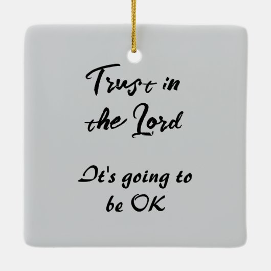 Passion of Christ Ceramic Ornament (Rückseite)