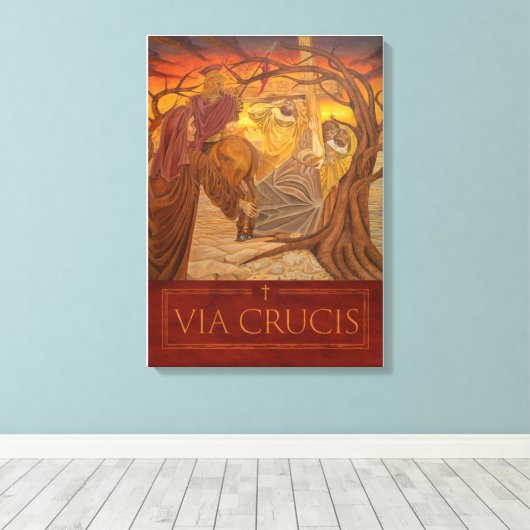 Passion of Christ Leinwanddruck (Insitu (Holzboden))