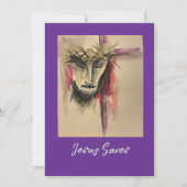 Passion of Christ Notecard Feiertagskarte (Vorderseite)
