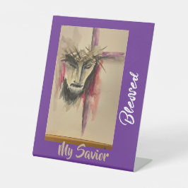 Passion of Christ Pedestal Sign Sockelschild