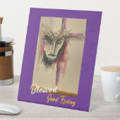 Passion of Christ Pedestal Sign Sockelschild (In Situ)