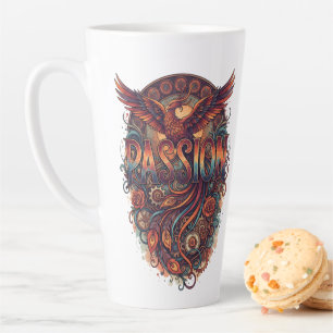 Passion Phoenix Vintage Art Design – Gepäckanhänge Milchtasse