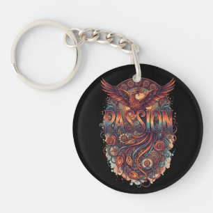 Passion Phoenix Vintage Art Design – InLuggage Eti Schlüsselanhänger