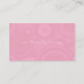 Passion Pink Darla Business Cards Terminkarte (Rückseite)