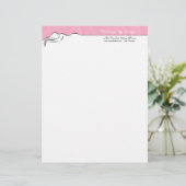 Passion Pink Darla Letterhead Briefkopf (Stehend Vorderseite)