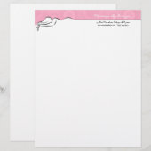 Passion Pink Darla Letterhead Briefkopf (Vorne/Hinten)