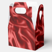Passion Red Imitats Satin Wedding Geschenkschachtel (Geöffnet)
