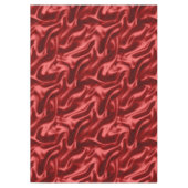 Passion Red Imitats Satin Wedding Tischdecke (Vorderseite)