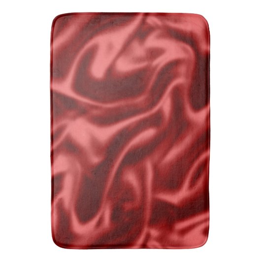 Passion Red Romantic Imitats Satin Badematte (Vorderseite Vertikal)