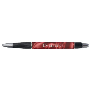 Passion Red Romantic Imitats Satin Kugelschreiber