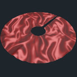 Passion Red Romantic Imitats Satin Polyester Weihnachtsbaumdecke<br><div class="desc">Passion Red Romantic Imitats Satin</div>