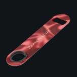Passion Red Romantic Imitats Satin Speed Flaschenöffner<br><div class="desc">Passion Red Romantic Imitats Satin</div>