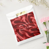 Passion Red Romantic Imitats Satin Wedding Geschenktütchen (Versiegelt)