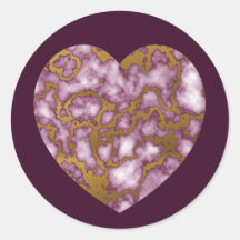 Passion Rosa und Gold Marmor Textur Herz