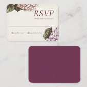 PASSION | Wedding Invite RSVP Begleitkarte (Vorne/Hinten)