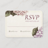 PASSION | Wedding Invite RSVP Begleitkarte (Vorderseite)