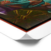 passionate couple in an embrace poster (Ecke)