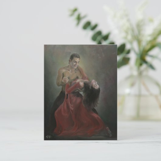 Passionate Doble Postcard Postkarte (Stehend Vorderseite)
